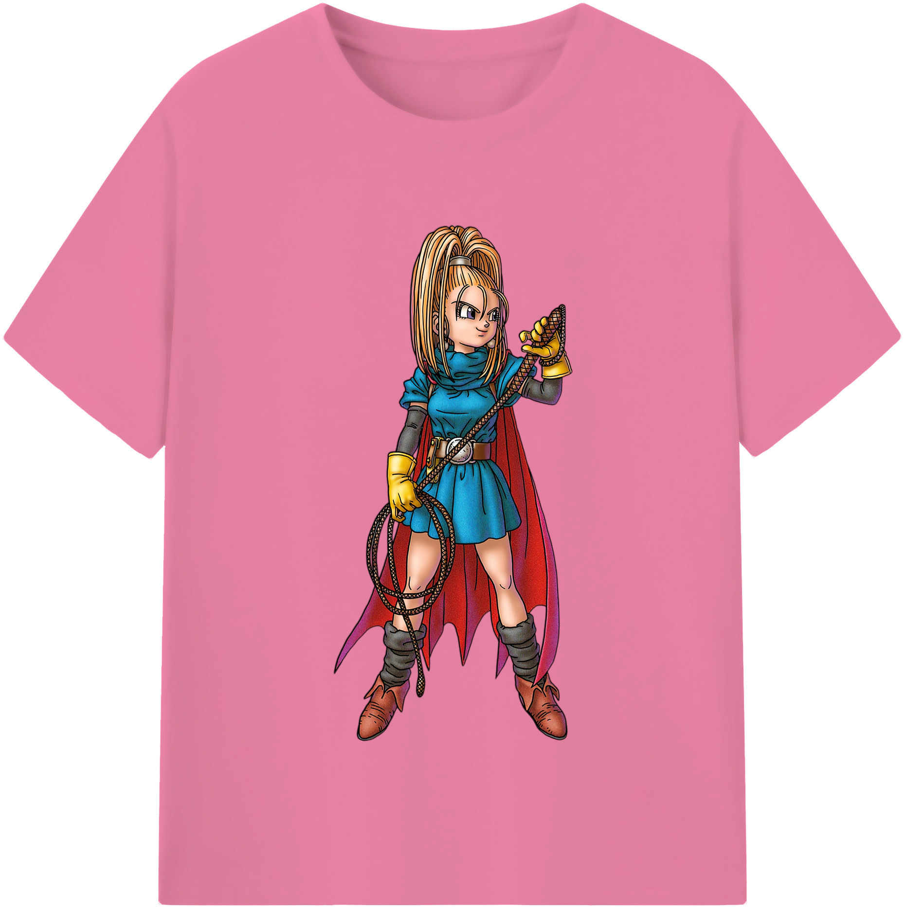 （画像用） ドラゴンクエスト Doragon Kuesuto Dragon Quest 綿100％半袖Tシャツ（フロントプリント）